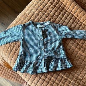 Zara kids Checkered Blouse